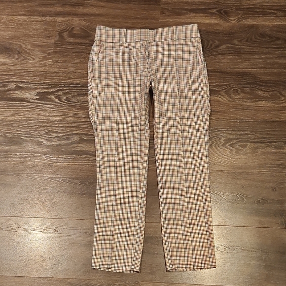 ❤️ LOFT PLAID SLIM ANKLE PANTS / TROUSERS, 0 (25) - Picture 2 of 6